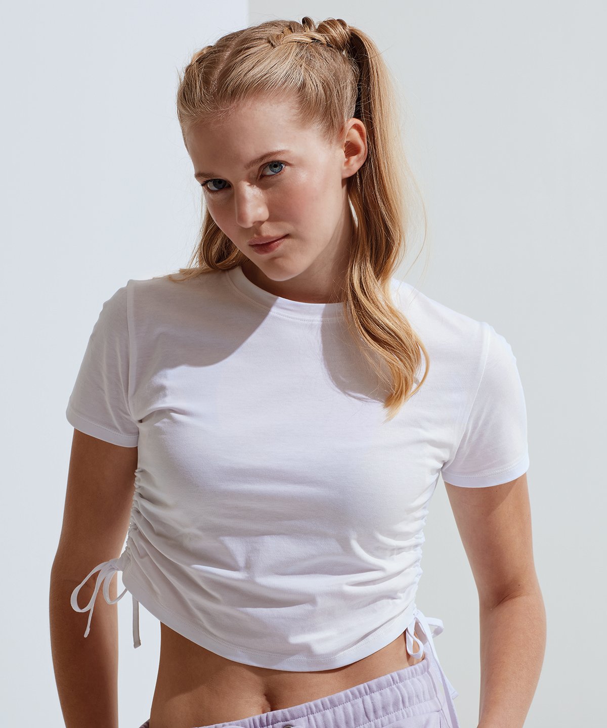 Ruched crop top